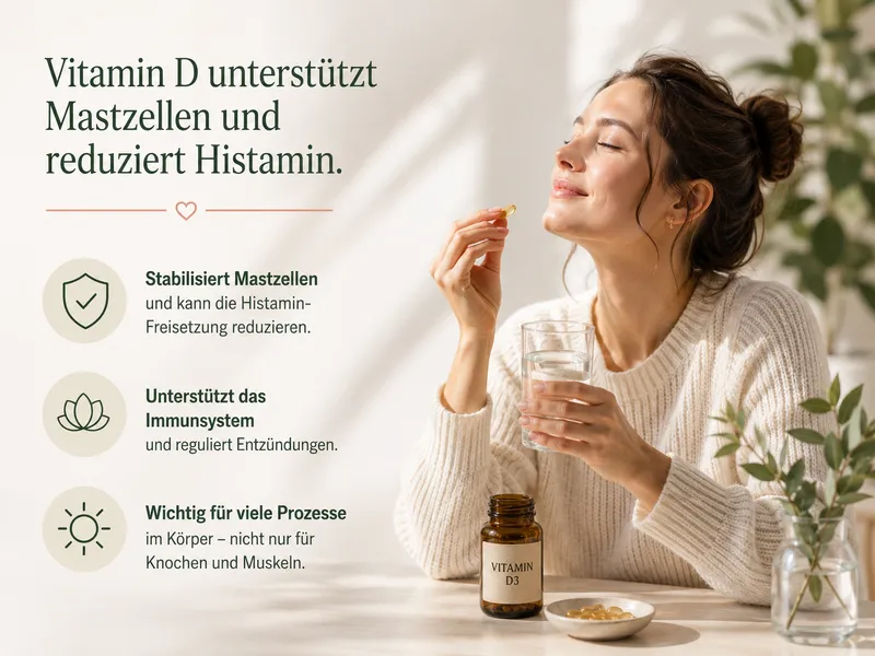 Vitamin D reduziert Histamin